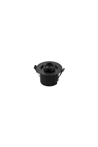 Kruhová - FAN INC-SIDER-1-NER Vestavné LED svítidlo Sider (černé) 6 W, 710 lm, CCT 3000/4200/6500 K, 90 x 70 mm - FANEUROPE - foto 1