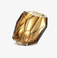 Ostatní - LAS CG017VA-0XX00-0400S1 Váza Crystal rock malá amber - LASVIT