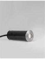 Zapuštěná - NV 9019212 Venkovní zapuštěné svítidlo do země BANG nikl satén hliník LED 1W 3000K 3V IP67 délka kabelu 1.80m použijte driver 9020170 - NOVA LUCE