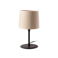 Stolní lampy dekorační - FARO 64311-38 SAMBA černá/skládaná béžová stolní lampa - FARO