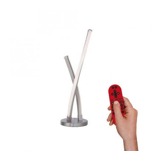 Stolní lampy dekorační - LD 11991-55 LOLAsmart - SWING Stolní lampa, barva ocel, RGB, dálkový ovladač, stmívatelné, App MEDION RGB+2700-5000K - LEUCHTEN DIREKT / JUST LIGHT - foto 1