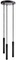 Subtilní - IMPR 342241 Deko-Light závěsné svítidlo, Slim, 15 W, DIM, 2700 K, 220-240V 1500 lm tmavě černá RAL 9005