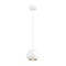 Subtilní - LA 1008179 LIGHT EYE® 150 závěsné svítidlo, GU10, délka závěsu 150cm, 1x max. 13W, matně bílá - BIG WHITE (SLV)
