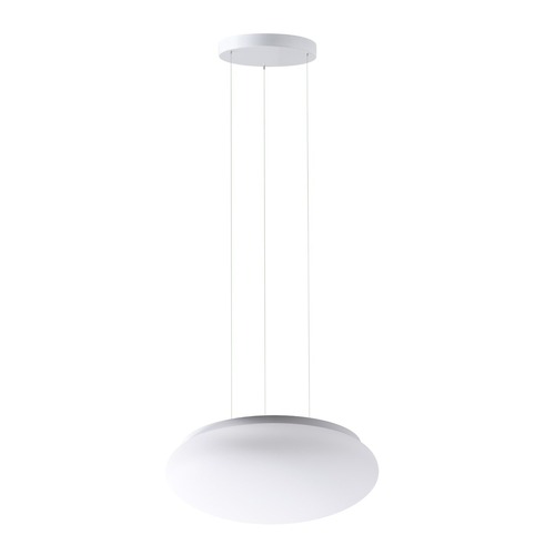 Kruhová - OS ARA73552 ARAKIS LE3 závěsné skleněné svítidlo bílá IP40 4000 K 34W LED - OSMONT - foto 1