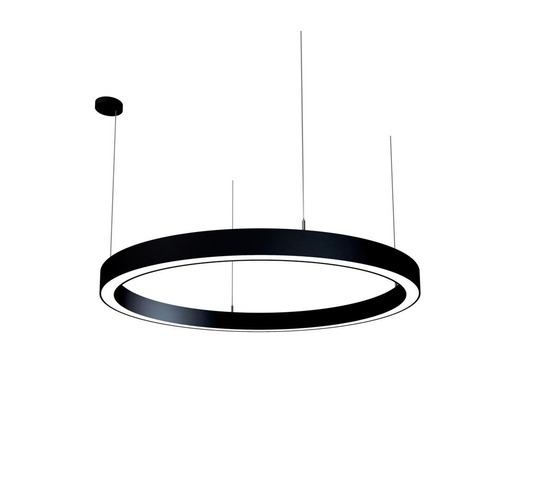 Kruhová - IMPR 950562 Deko-Light závěsné svítidlo Lautaro 1200/80 Up/Down opál P4, 105 W, DALI, 3000 K, černá - DEKOLIGHT - foto 1