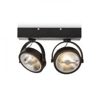 Bodová - RED R12335 KELLY LED II nástěnná černá 230V LED 2x12W 24° 3000K - RED - DESIGN RENDL