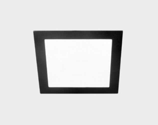 Hranatá - KHL K51703.02.RF.BK-BK.OP.ST.8.40 Zápustné svítidlo DISC SQ 172x172mm černé 12W 4000K - KOHL-Lighting - foto 1