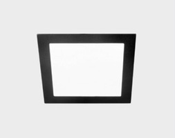 Hranatá - KHL K51703.02.RF.BK-BK.OP.ST.8.40 Zápustné svítidlo DISC SQ 172x172mm černé 12W 4000K - KOHL-Lighting