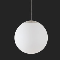 Nouzové osvětlení - OS ADR72114 ADRIA S4 HP závěsné skleněné svítidlo nerez broušená / bílá IP40 3000 K 58W LED nouzové kombinované 3 h (původní kód OS 72114) - OSMONT
