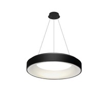 Kruhová - AZZ AZ3437 LED Závěsné svítidlo Azzardo Sovana Pendant 45 CCT black Dimm AZ3437 40W 2200lm 2700-6500K IP20 45cm stmívatelné černé - AZZARDO