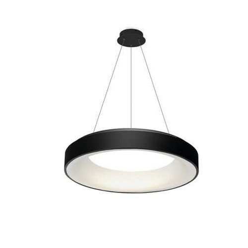 Kruhová - AZZ AZ3437 LED Závěsné svítidlo Azzardo Sovana Pendant 45 CCT black Dimm AZ3437 40W 2200lm 2700-6500K IP20 45cm stmívatelné černé - AZZARDO - foto 1