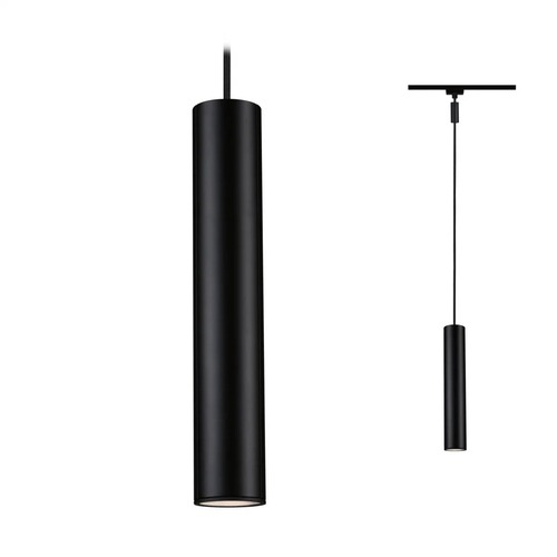 Lištové 1 fáze URail - P 96818 Závěsné svítidlo URail Catalejo GU10 max. 10W 230V černé - PAULMANN - foto 1