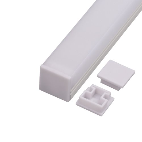 Difuzory a koncovky - Koncovka profilu N8H bílá - foto 1