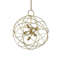 Koule - ILUX 156026 Závěsné svítidlo Ideal Lux Konse SP6 oro 156026 zlaté 60cm - IDEALLUX