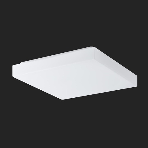 Nouzová - OS LIB59127 LIBRA 2 stropní/nástěnné skleněné svítidlo bílá IP44 3000 K 27W LED nouzové kombinované 3 h (původní kód OS 59127) - OSMONT - foto 1