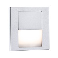 Zapuštěná - P 80000 LED vestavné svítidlo do zdi Tsaro hranaté 80x36mm 1W 230V 2700K matný chrom - PAULMANN