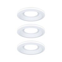 Koupelnová - P 92248 LED vestavné svítidlo Sormus 3ks sada IP65 kruhové 100mm 3x4,8W / 1,5W / 230V 3000K bílá - PAULMANN