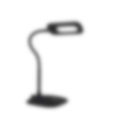 Stolní lampy dekorační - FAN LEDT-DARWIN-BLACK Stolní lampa LAMPADA DA LETTURA LED DARWIN černá, rameno nastavitelné 4,8 W 700 lm 4000 K stmívatelné 16x53,5 cm - FANEUROPE - foto 1