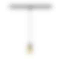 Svítidla - LA 1008259 PURI 2.0 Cone 1~ závěsné světlo, GU10, délka závěsu 200cm, 1x max. 6W, černá/zlatá - BIG WHITE (SLV)