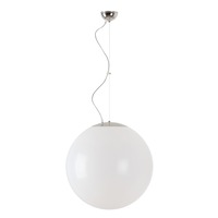 Koule - OS ISI66217 ISIS L4 PE závěsné plastové svítidlo nerez / bílá IP40 3000 K 41W LED - OSMONT
