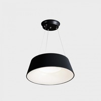 Kruhová - KHL K51400.01.PN.BK-WH.OP.ST.8.30 CHAS závěsné svítidlo pr. 460 mm černá-bílá 30 W CRI >80 3000K Non-Dimm - KOHL-Lighting