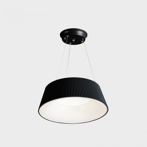 Kruhová - KHL K51400.01.PN.BK-WH.OP.ST.8.30 CHAS závěsné svítidlo pr. 460 mm černá-bílá 30 W CRI >80 3000K Non-Dimm - KOHL-Lighting - foto 1