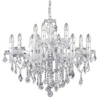 Dekorativní - ILUX 035604 Závěsné svítidlo Ideal Lux Florian SP12 cromo 035604 chromové 72cm - IDEALLUX