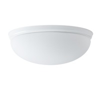 Plafoniéry - OS ALM41663 ALMA D2 stropní/nástěnné skleněné svítidlo bílá IP41 100W E27 (původní kód OS 41663) - OSMONT