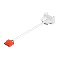 Patice a spojky - LA 1009206 RETRO CON 5P105 Konektor 5-pólová zástrčka - BIG WHITE (SLV)