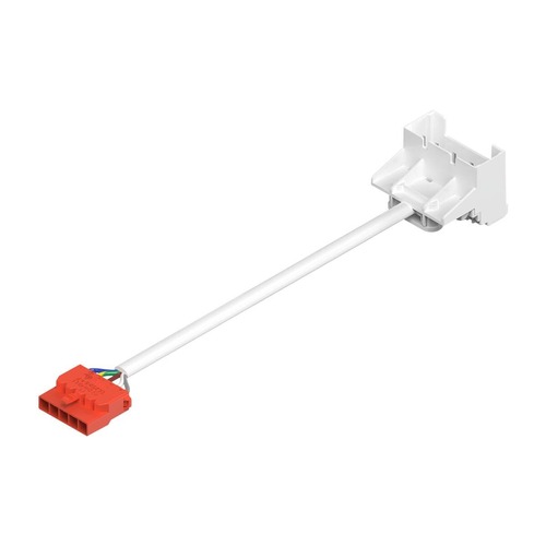 Patice a spojky - LA 1009206 RETRO CON 5P105 Konektor 5-pólová zástrčka - BIG WHITE (SLV) - foto 1