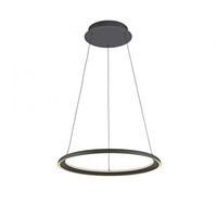 Kruhová - LD 15570-18 Kolekce Schöner Wohnen LED závěsné svítidlo QUILLO, černá, stmívatelné, Comfort Lift, SimplyDim, 3000K - JUST LIGHT