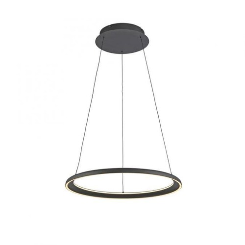 Kruhová - LD 15570-18 Kolekce Schöner Wohnen LED závěsné svítidlo QUILLO, černá, stmívatelné, Comfort Lift, SimplyDim, 3000K - JUST LIGHT - foto 1