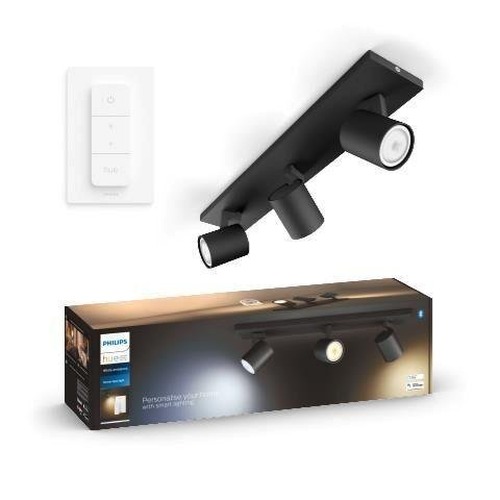 Bodová - PH 8720169320413 Hue WA Runner bodové LED svítidlo GU10 3x5W 350lm 2200-6500K IP20, černé + ovladač - PHILIPS - foto 1