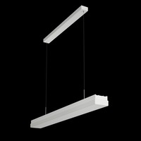 Podélná - OS MAT60082 MATAR LE5 závěsné plastové svítidlo bílá IP40 3000 K 26W LED - OSMONT