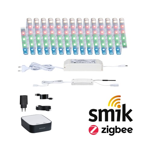 Dekorační - P 5179 MaxLED 500 startovací sada Smart Home smik Gateway + LED Strip RGBW základní sada - PAULMANN - foto 1