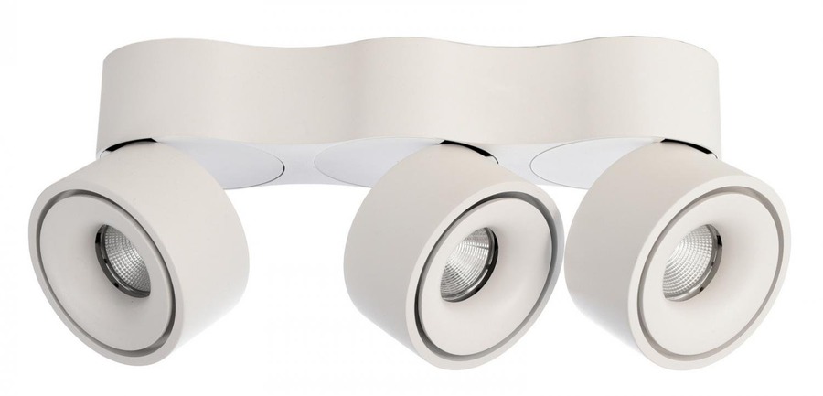 Bodová - IMPR 348107 Deko-Light stropní přisazené svítidlo Uni Triple 230V 30W 3000 K 2150 lm 324 mm bílá - foto 1