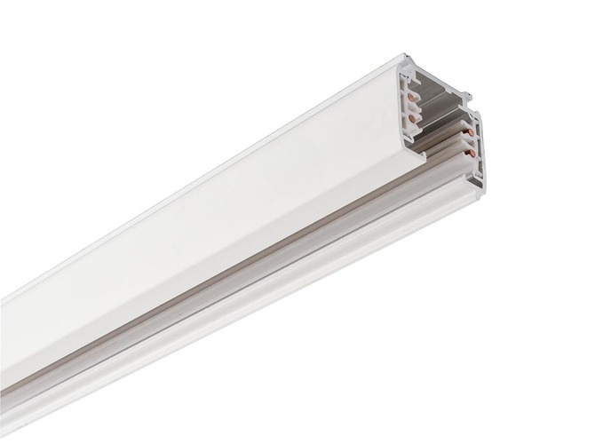 Lišty a příslušenství IVELA - IMPR 710003 Deko-Light kolejnicový systém 3-fázový 230V D Line přisazená lišta 2m 230V bílá RAL 9016 2000  - LIGHT IMPRESSIONS - foto 1
