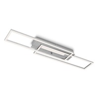 Hranatá - BRILO 3546-018 LED stropní svítidlo, 82,7 cm, 40 W, 4400 lm, hliník - BRILO