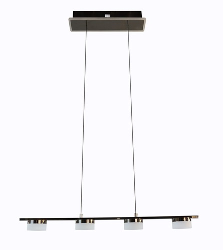 Podélná - GT 7066-502 Závěsné svítidlo Cassis 21W 2100lm 3000K černý chrom - GeeTi - foto 1