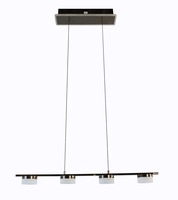 Podélná - GT 7066-502 Závěsné svítidlo Cassis 21W 2100lm 3000K černý chrom - GeeTi