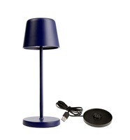 Na stůl - IMPR 620205 Deko-Light nabíjecí svítidlo - sada Canis Mini modrá + nabíjecí základna
