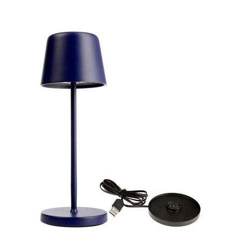 Na stůl - IMPR 620205 Deko-Light nabíjecí svítidlo - sada Canis Mini modrá + nabíjecí základna - foto 1