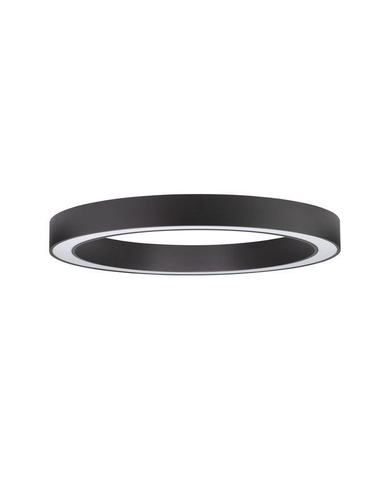 Kruhová - NV 9345636 Stropní svítidlo MORBIDO černý hliník a akryl LED 60W 230V 2700K - 4000K IP20 vč. dálkového ovládání stmívatelné Tuya - NOVA LUCE - foto 1