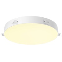 Kruhová - LA 1008636 MEDO® 90 vestavné svítidlo do stropu, bezrámové, 3000/4000K, 80°, IP20, kulaté, bílé - BIG WHITE (SLV)