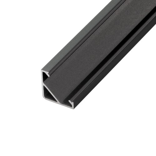 Rohové profily - LED profil R6C černý rohový 16*16 - foto 1