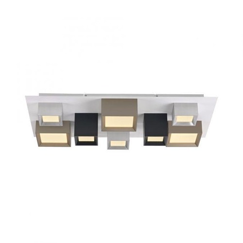 Hranatá - PN 6937-70 PURE Manhattan, LED stropní svítidlo multicolor,, 2200-5000K - PAUL NEUHAUS - foto 1