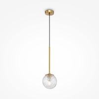 Koule - M MOD061PL-01BS1 Závěsné svítidlo Ligero E27 40W průhledné sklo mosaz kov - MAYTONI