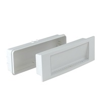 Nouzová - FAN LED-HELP-511 Svítidlo nouzové HELP bílá, polykarbonát, LED 4 W, 80 lm, 4000 K, IP40, 3 h-180 lm, 8,3 x 29,2 x 5,6 cm - FANEUROPE