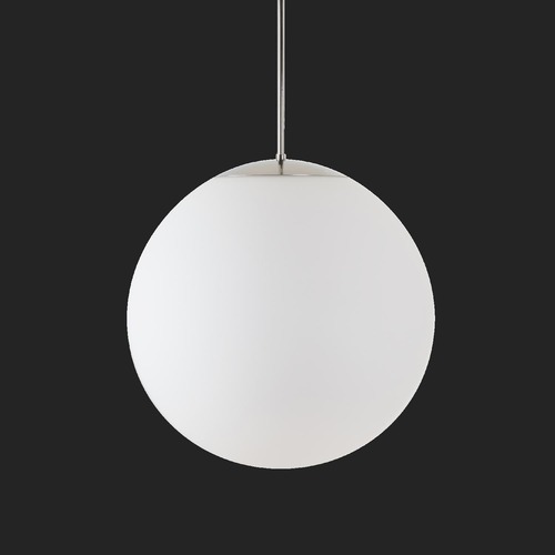 Nouzové osvětlení - OS ADR72054 ADRIA P4 HP závěsné skleněné svítidlo nerez leštěná / bílá IP40 3000 K 58W LED nouzové kombinované 3 h (původní kód OS 72054) - OSMONT - foto 1