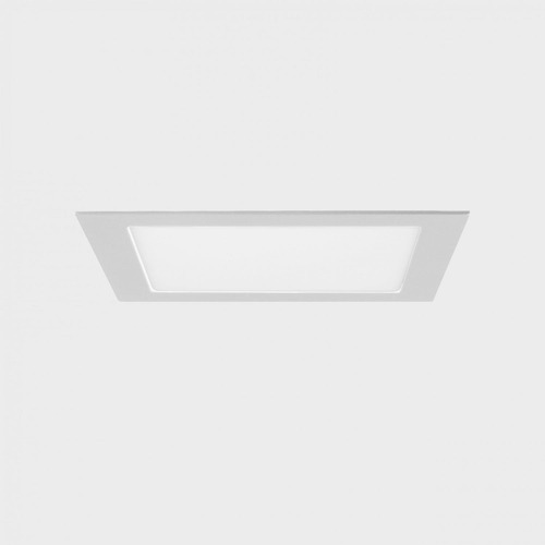 Hranatá - KHL K51703.04.RF.WH-WH.OP.ST.8.30.PU DISC SQ zapuštěné svítidlo s rámečkem bílá 24 W 3000K PUSH - KOHL-Lighting - foto 1